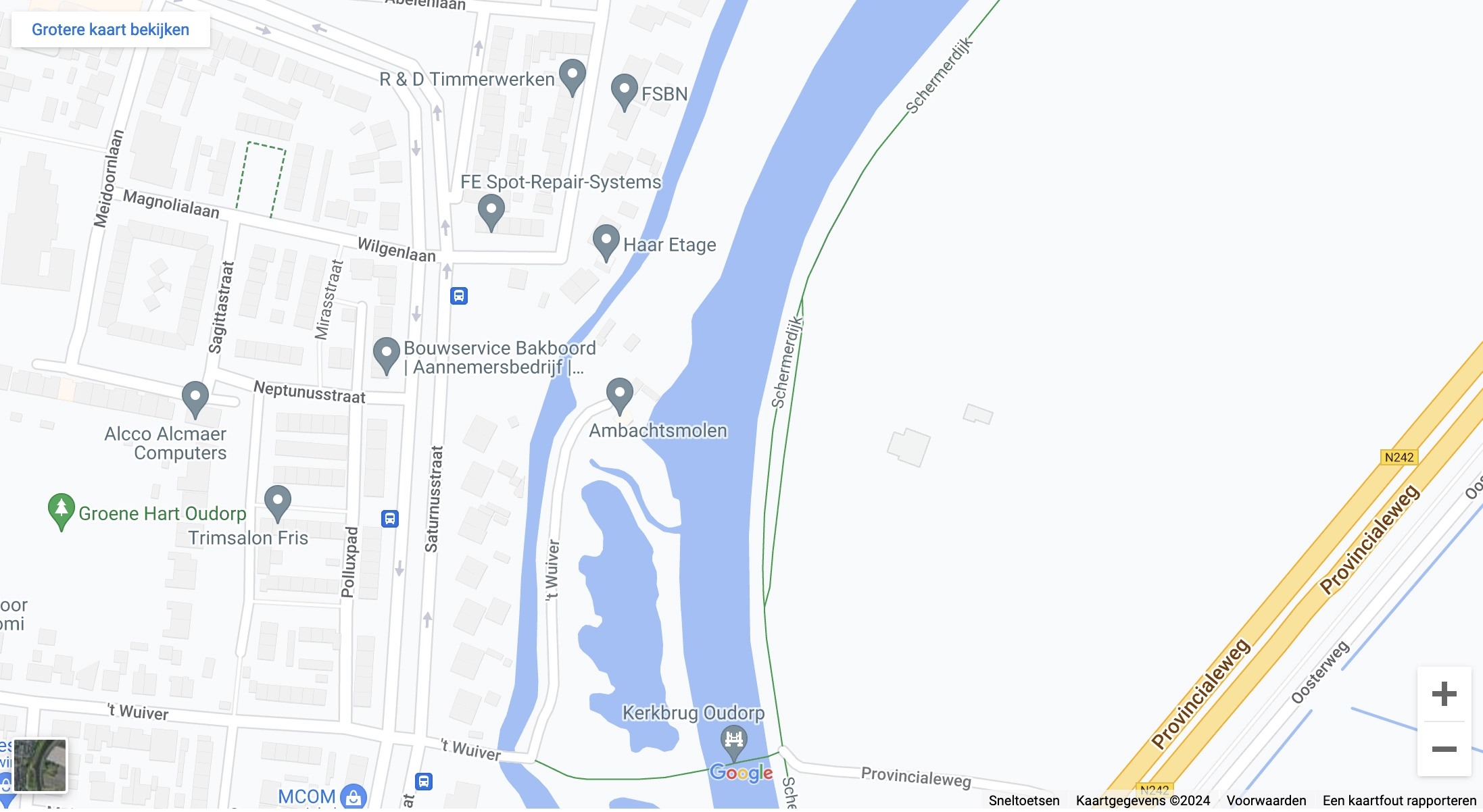 Google Maps Ambachtsmolen Oudorp NH