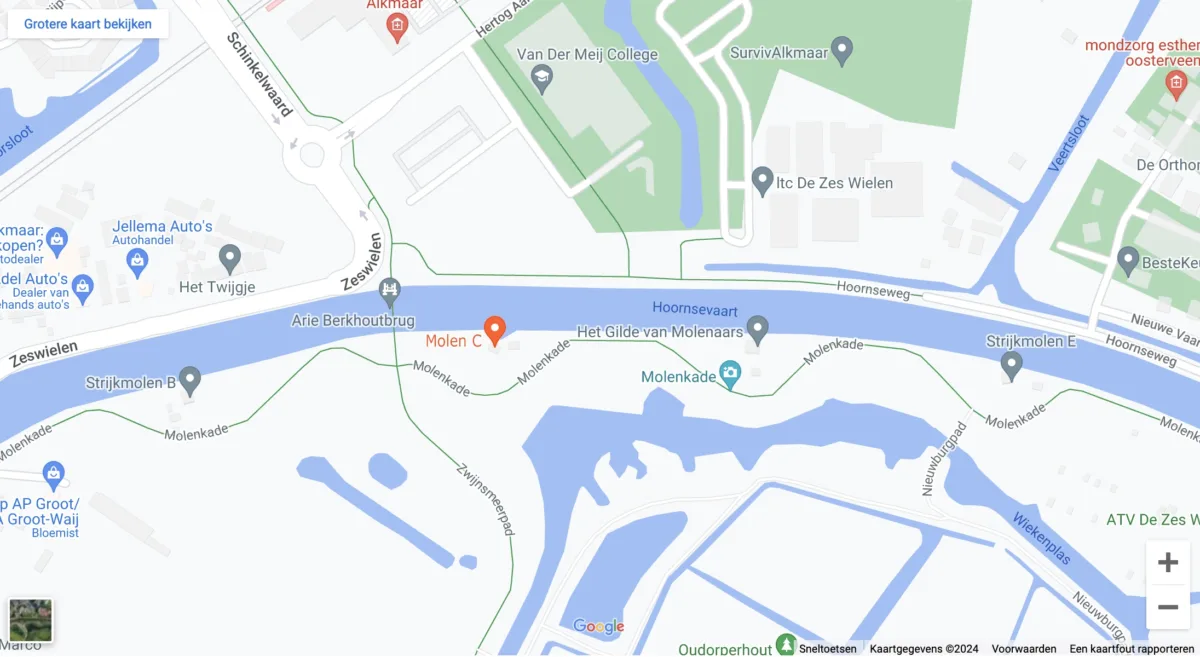 Strijkmolen C in Google Maps