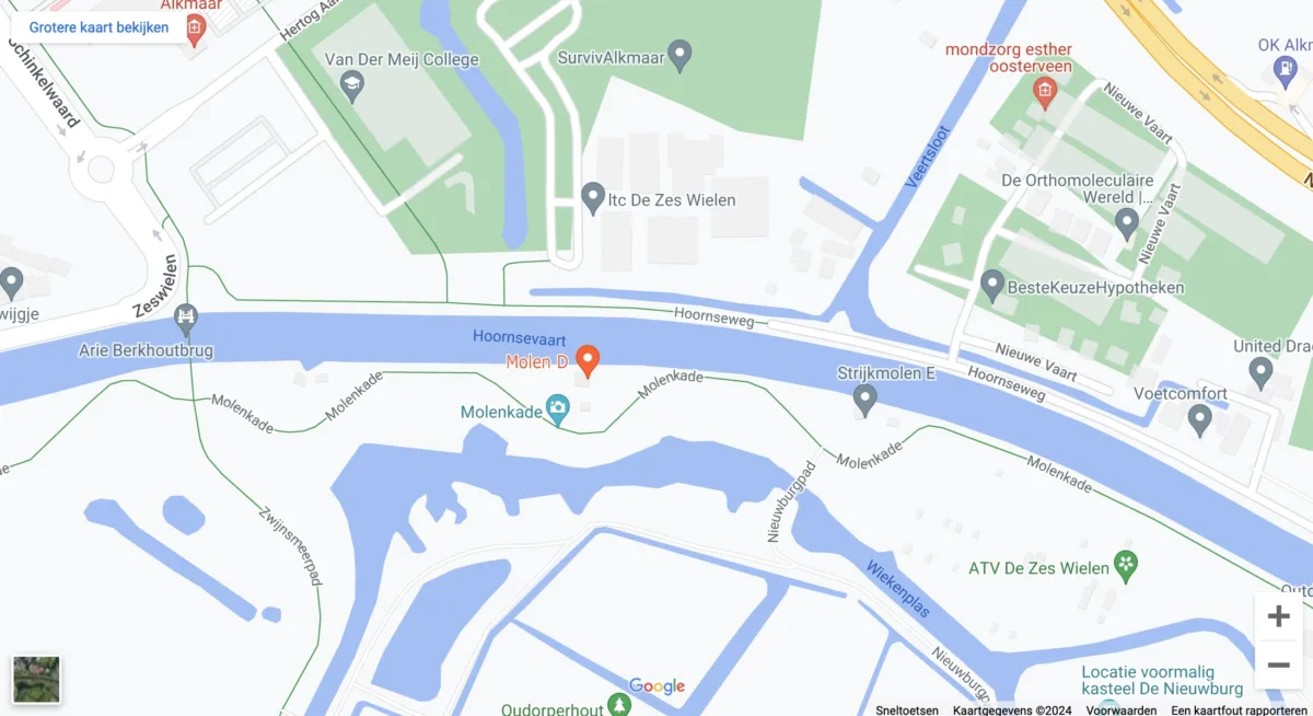 Strijkmolen D in Google Maps